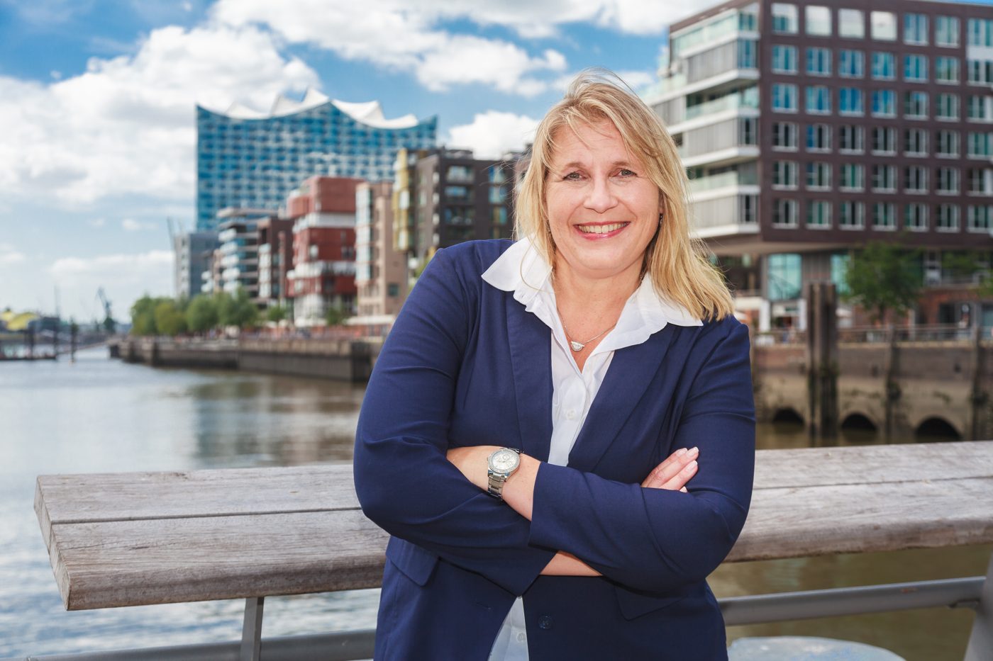 Kerstin Bruns bei der Arbeit